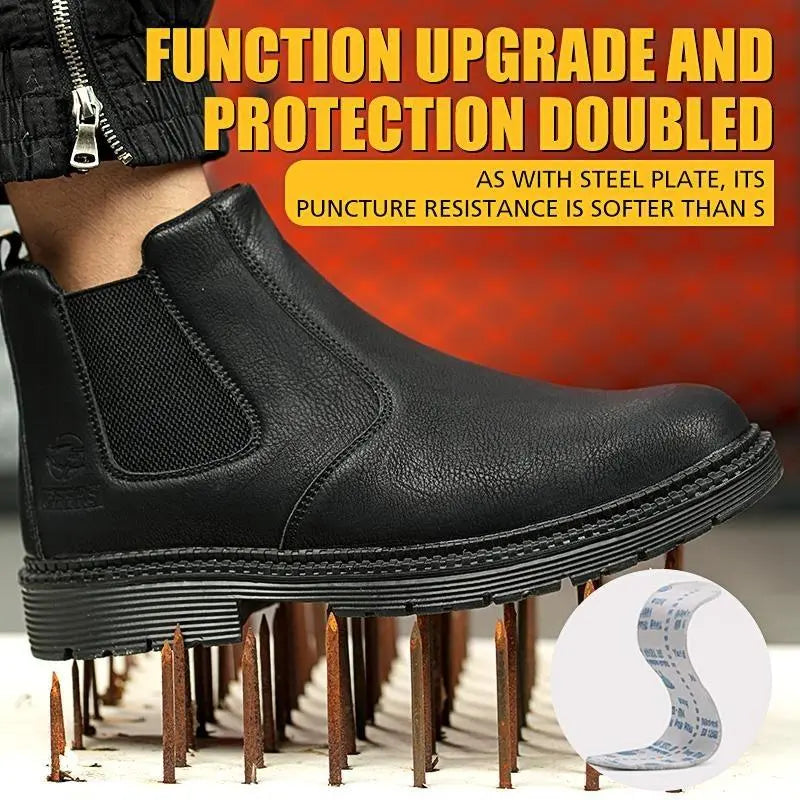 Women’s Steel Toe Chelsea Safety Boots(2 Colors)-New Arrival Sale