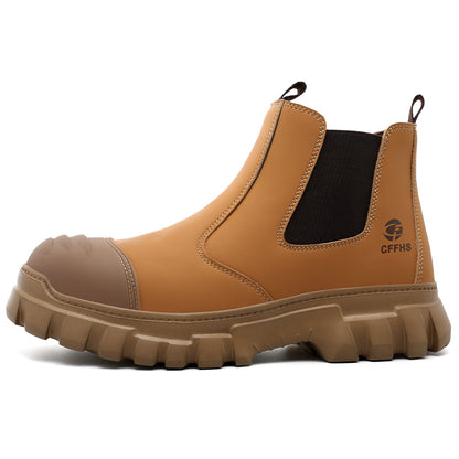 Women’s Steel Toe Chelsea Safety Boots(2 Colors)