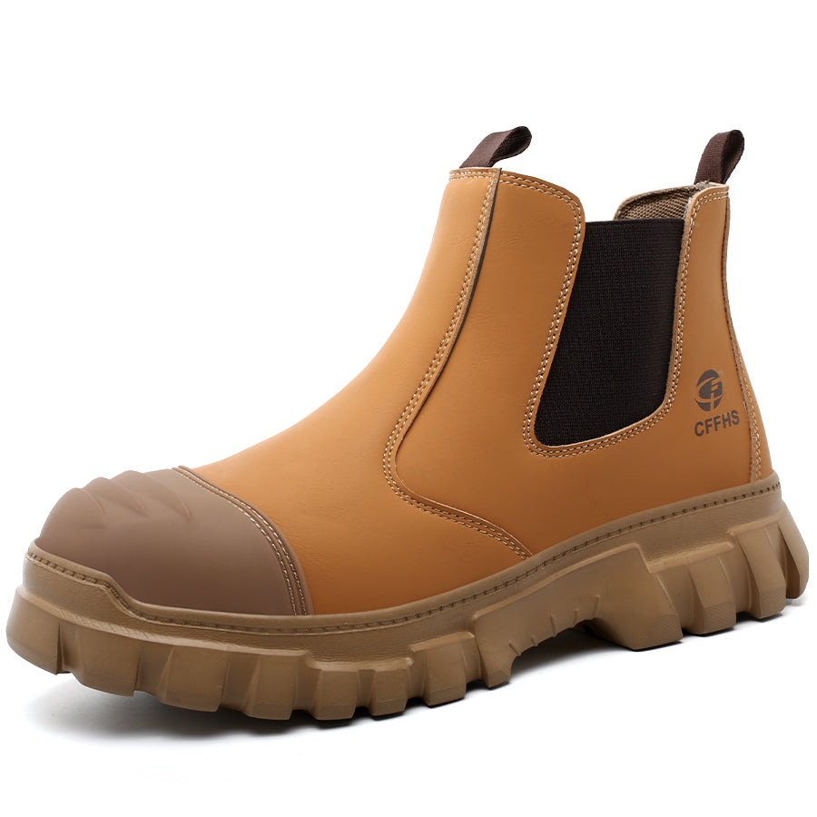 Women’s Steel Toe Chelsea Safety Boots(2 Colors)