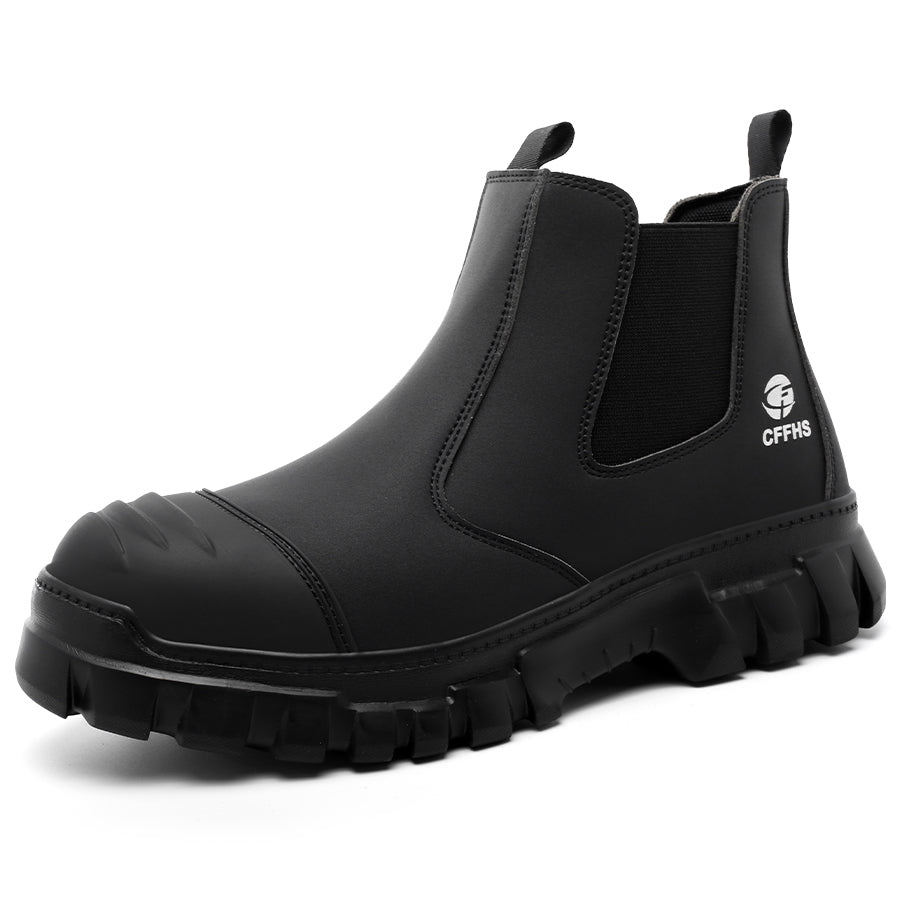 Women’s Steel Toe Chelsea Safety Boots(2 Colors)