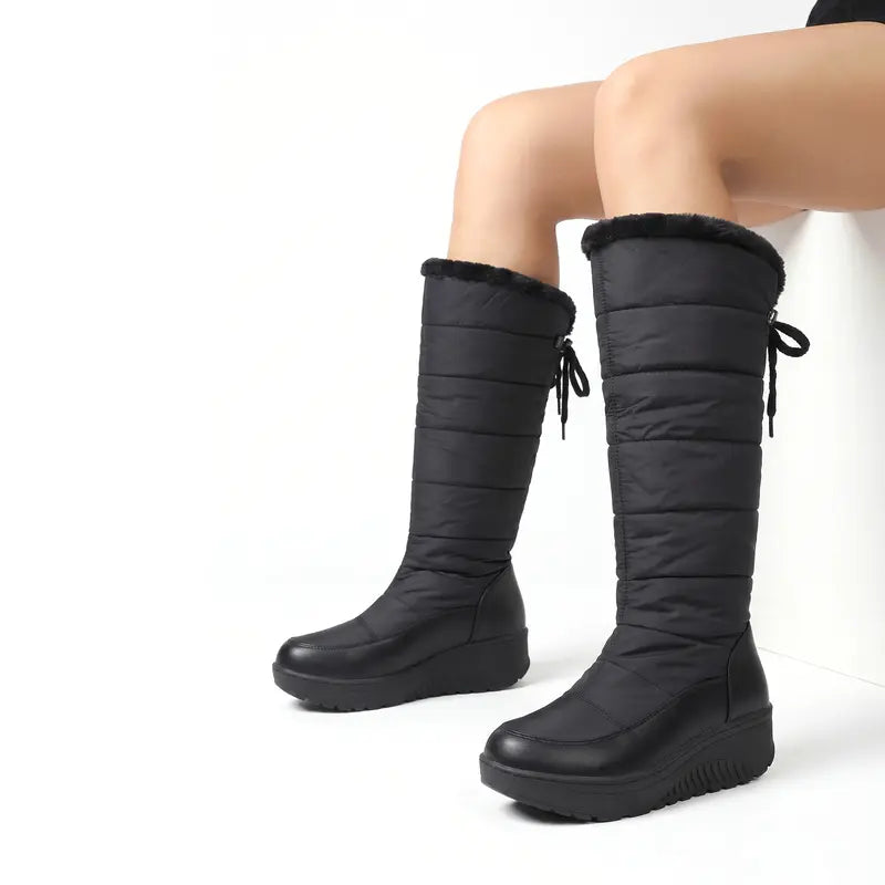 Women’s Cozy High-Top Platform Winter Boots
