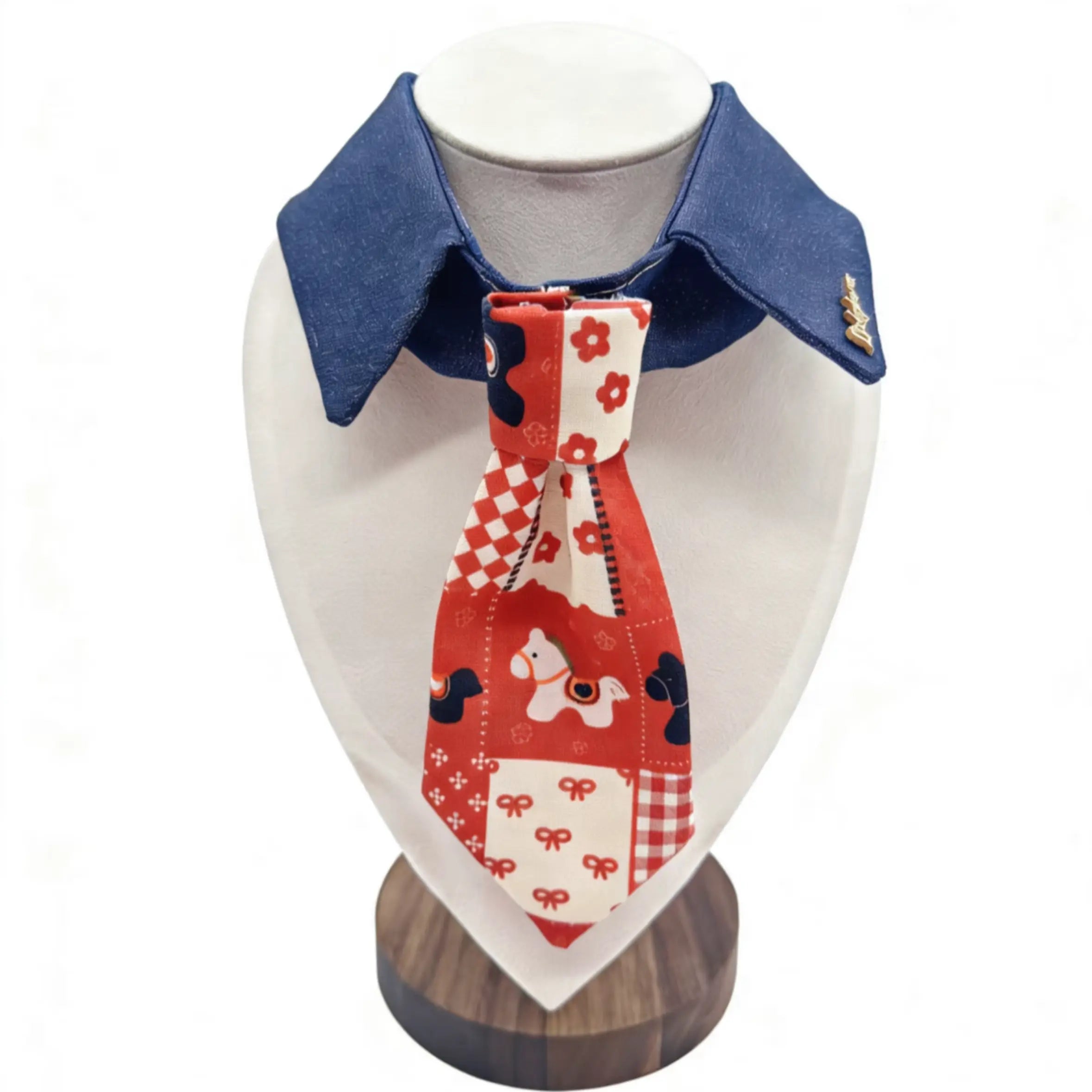 "American Vintage" Denim & Plaid Pet Bib Series