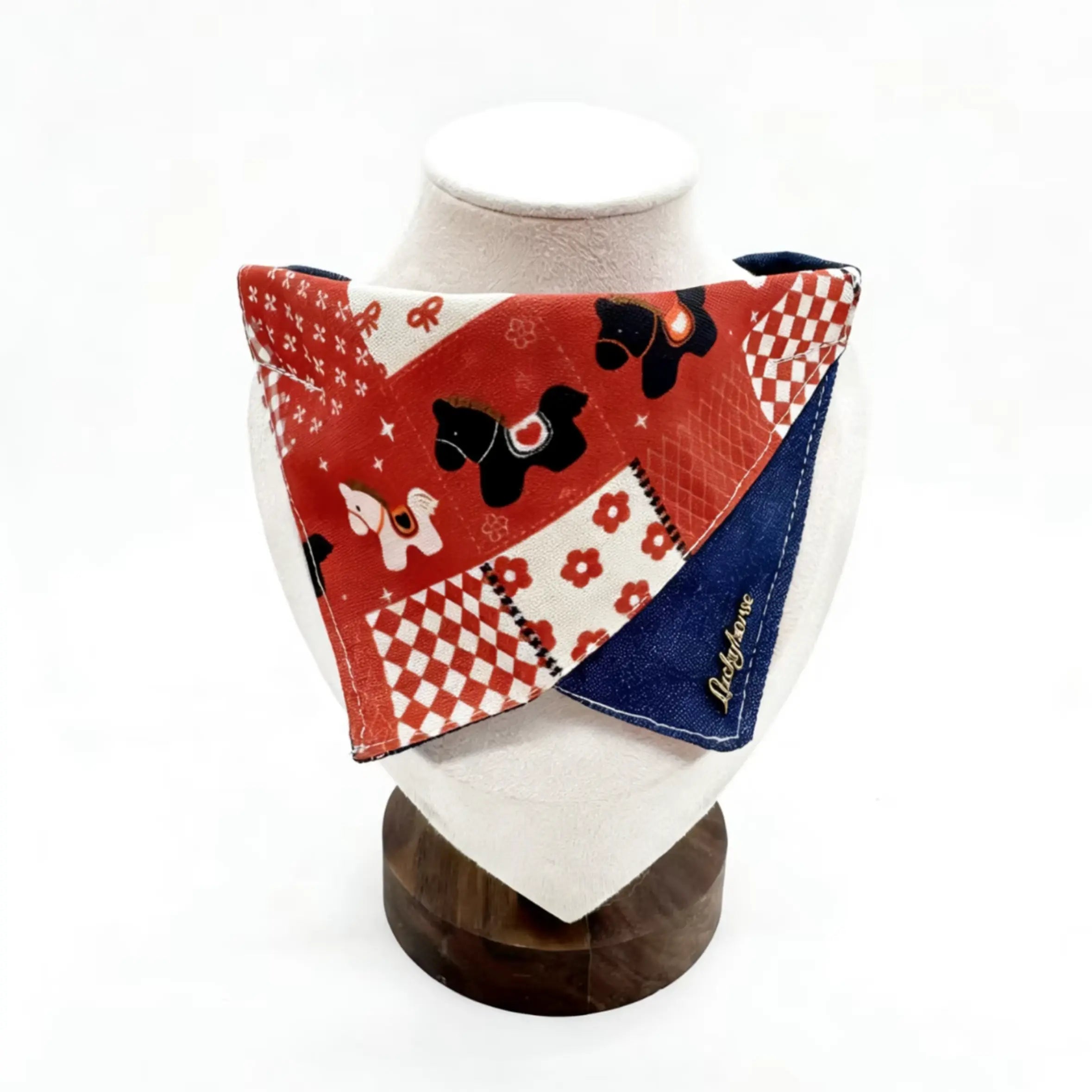 "American Vintage" Denim & Plaid Pet Bib Series