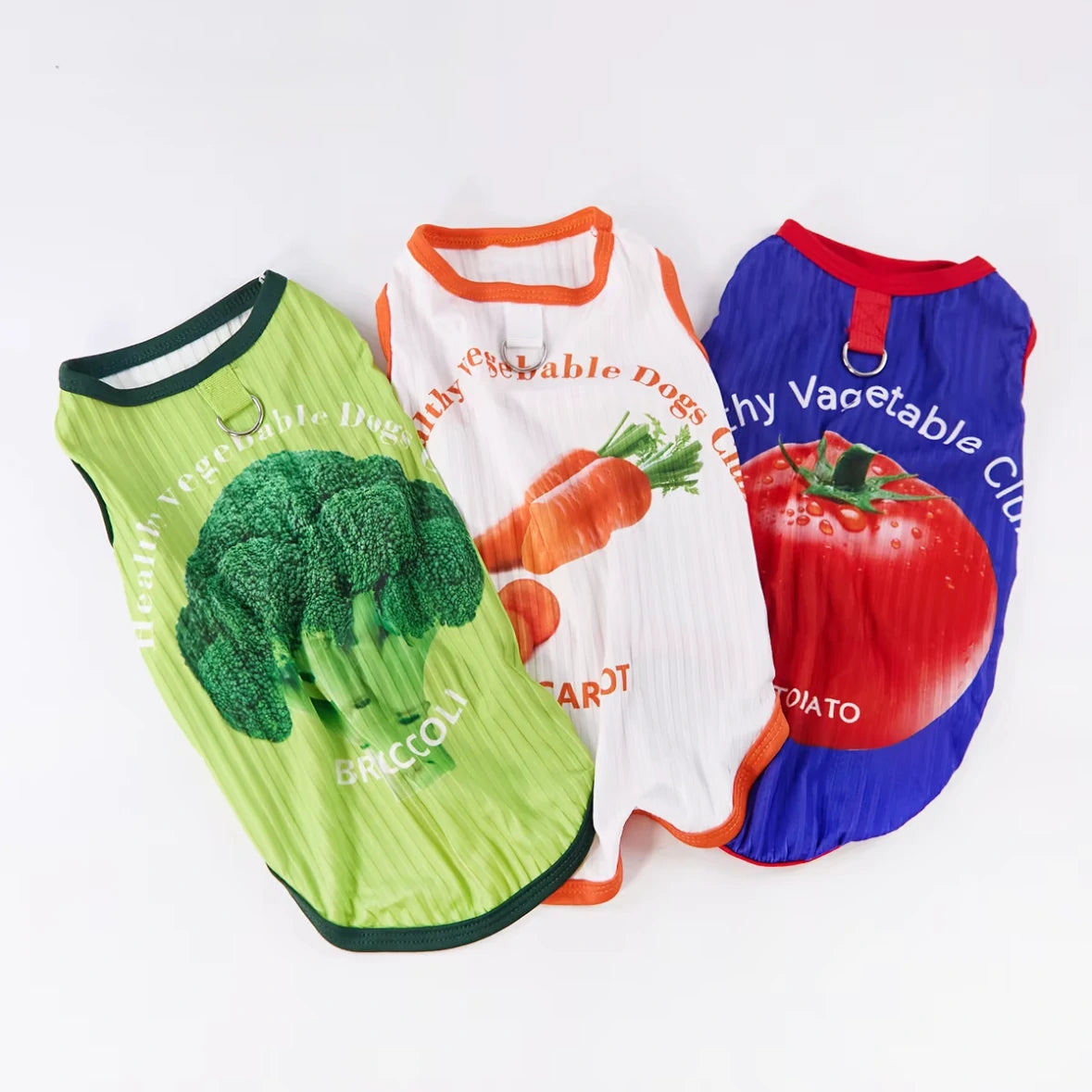 "Healthy Veggie" Ice Silk Dog Vest