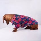 Tropical Floral Print Pet Shirt