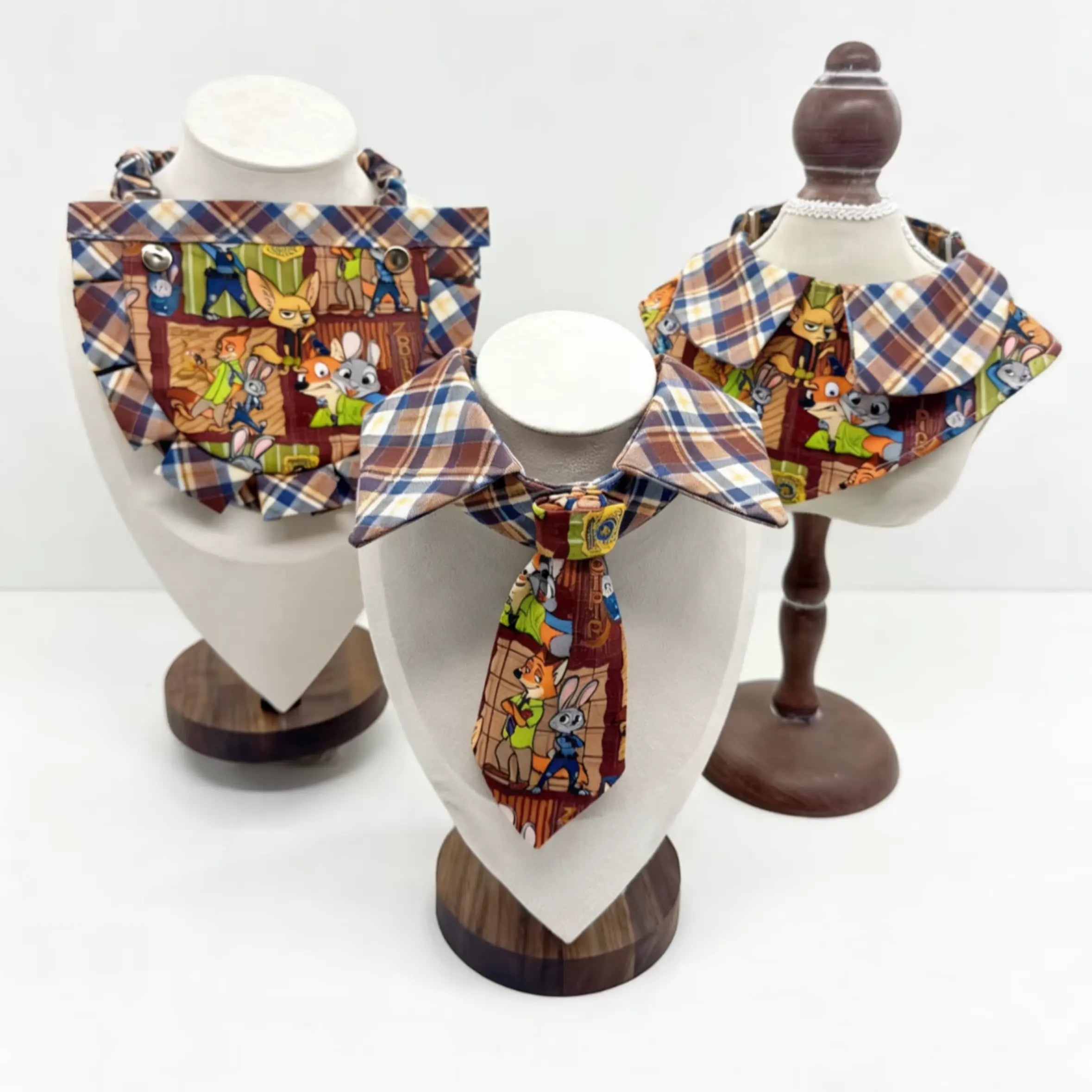 Adventure Plaid Cartoon Bandana