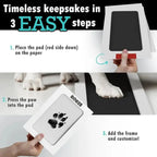 Paw Print Wooden Photo Frame Set