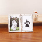 Paw Print Wooden Photo Frame Set