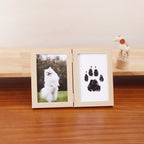 Paw Print Wooden Photo Frame Set