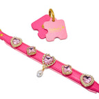 "Pink Romance" Hand-crafted Pet Accessory