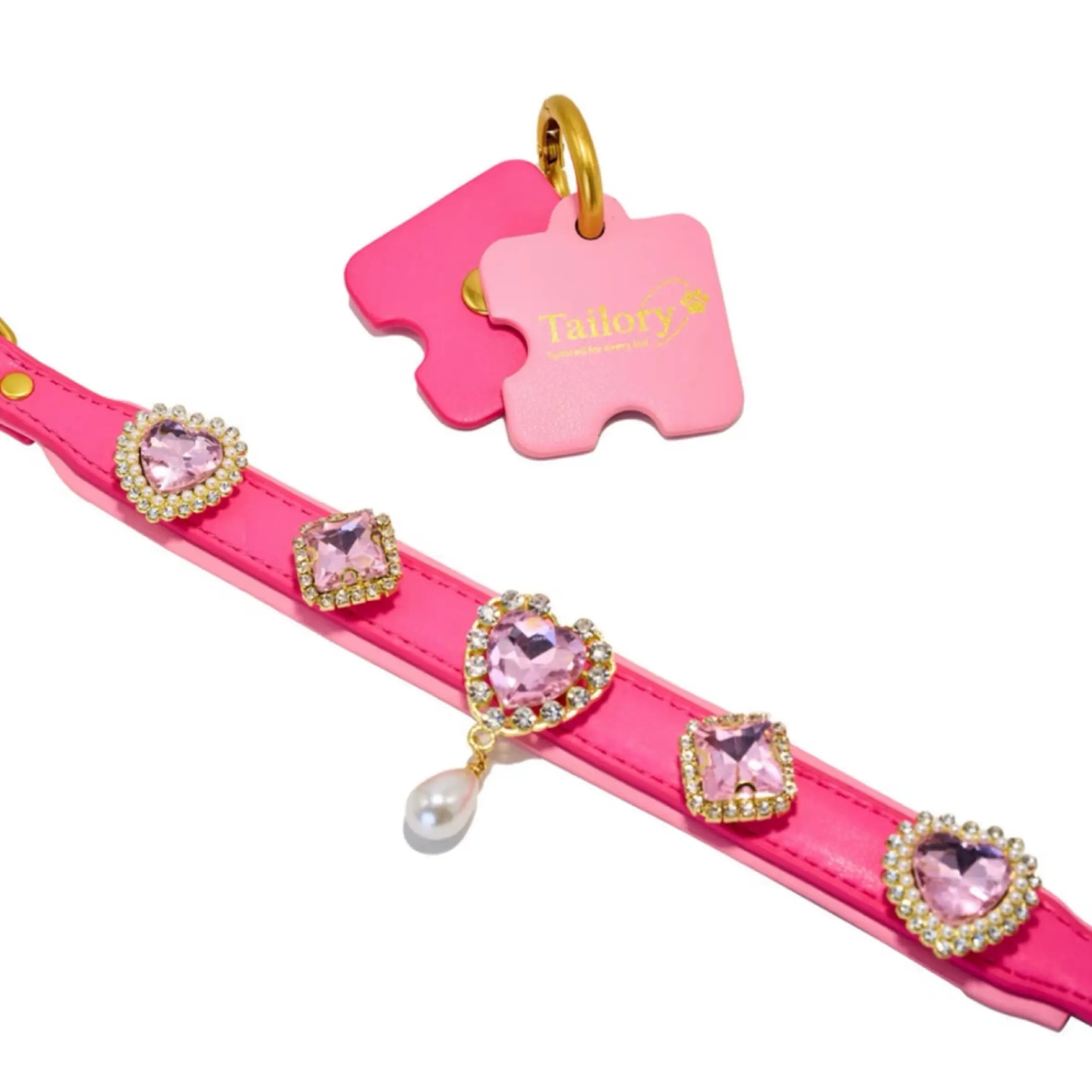 "Pink Romance" Hand-crafted Pet Accessory