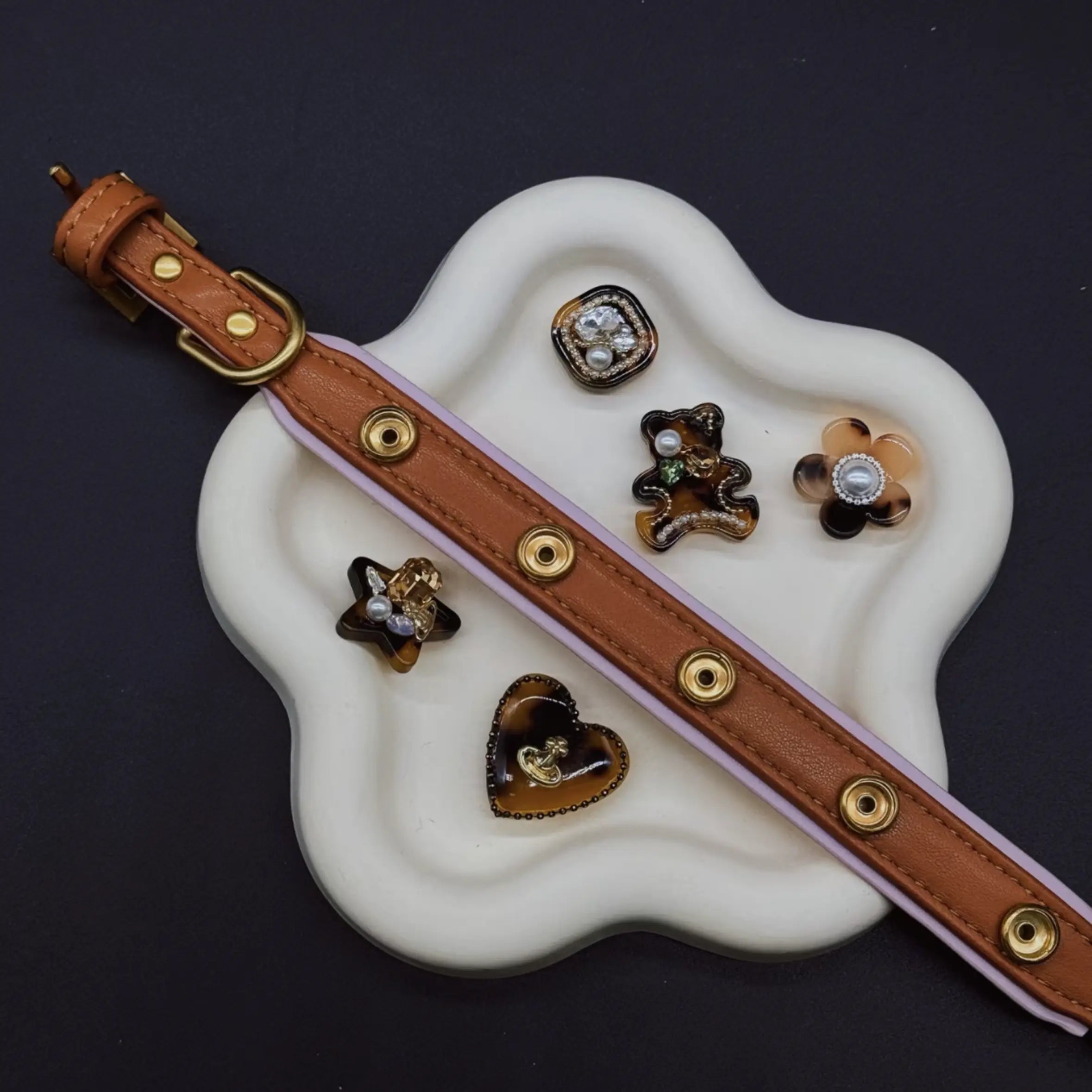 "Amber Garden" Hand-crafted Pet Accessory