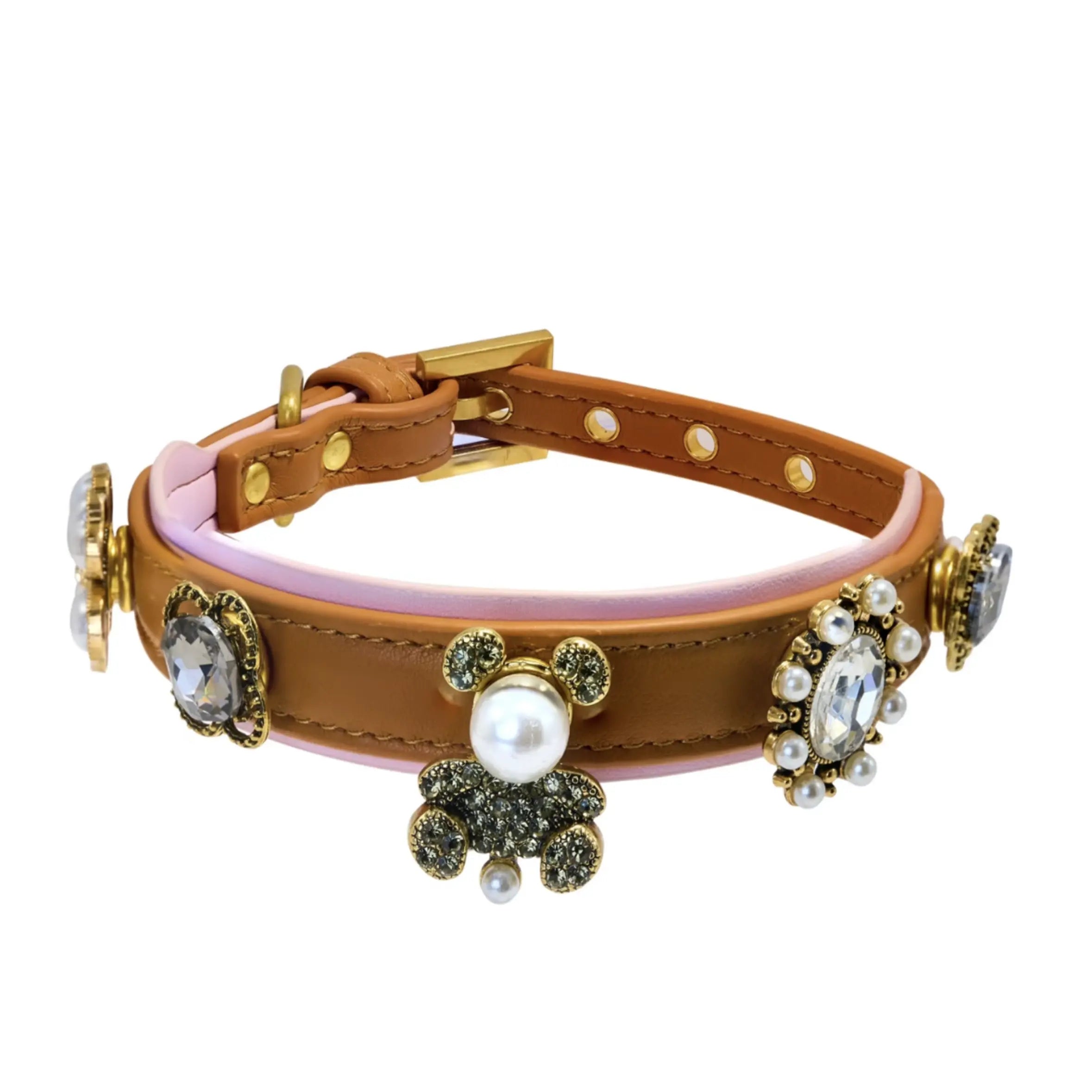 "Vintage Teddy" Hand-crafted Pet Accessory