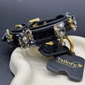 "Obsidian Bloom" Hand-crafted Pet Accessory