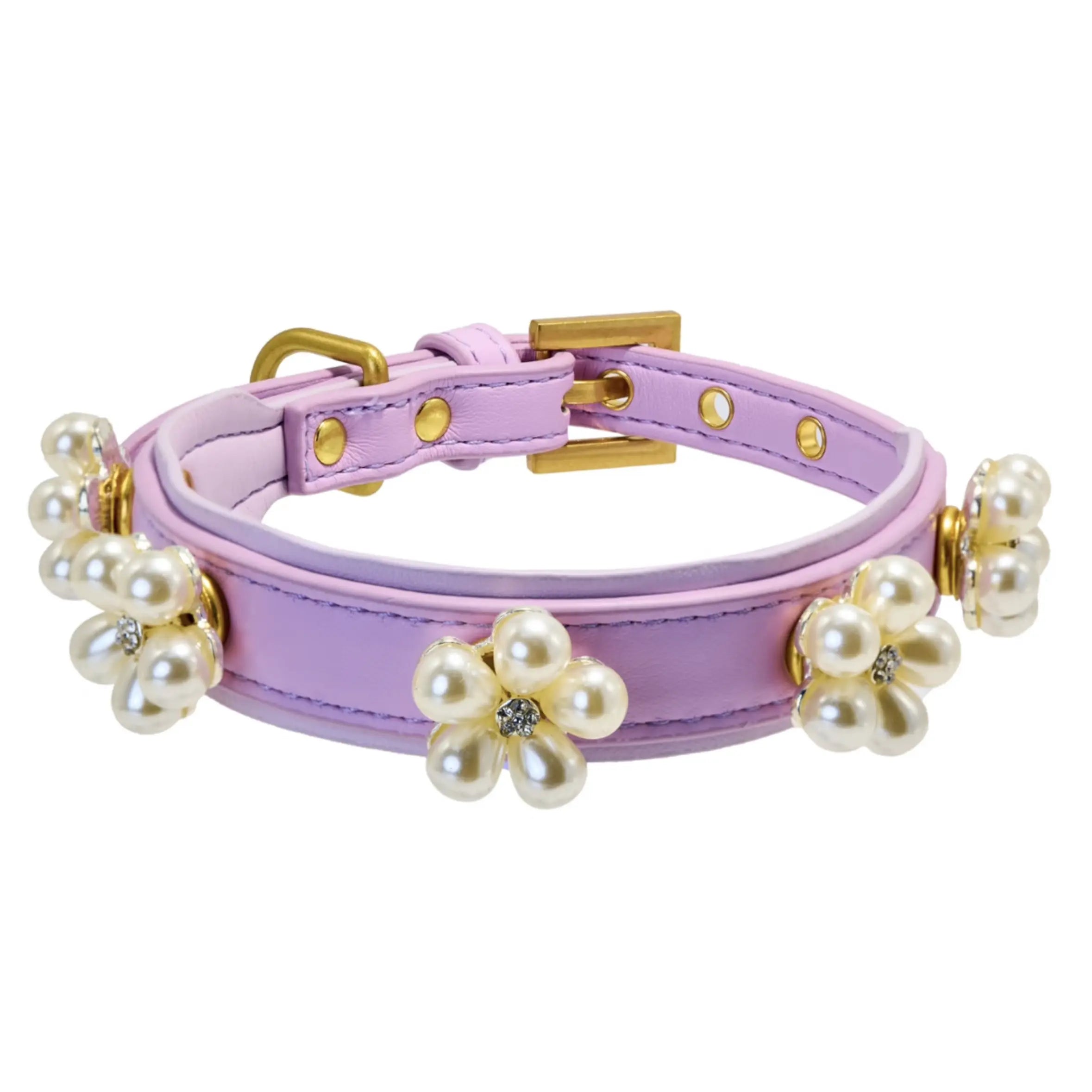 "Pearl Blossom" Hand-crafted Pet Accessory