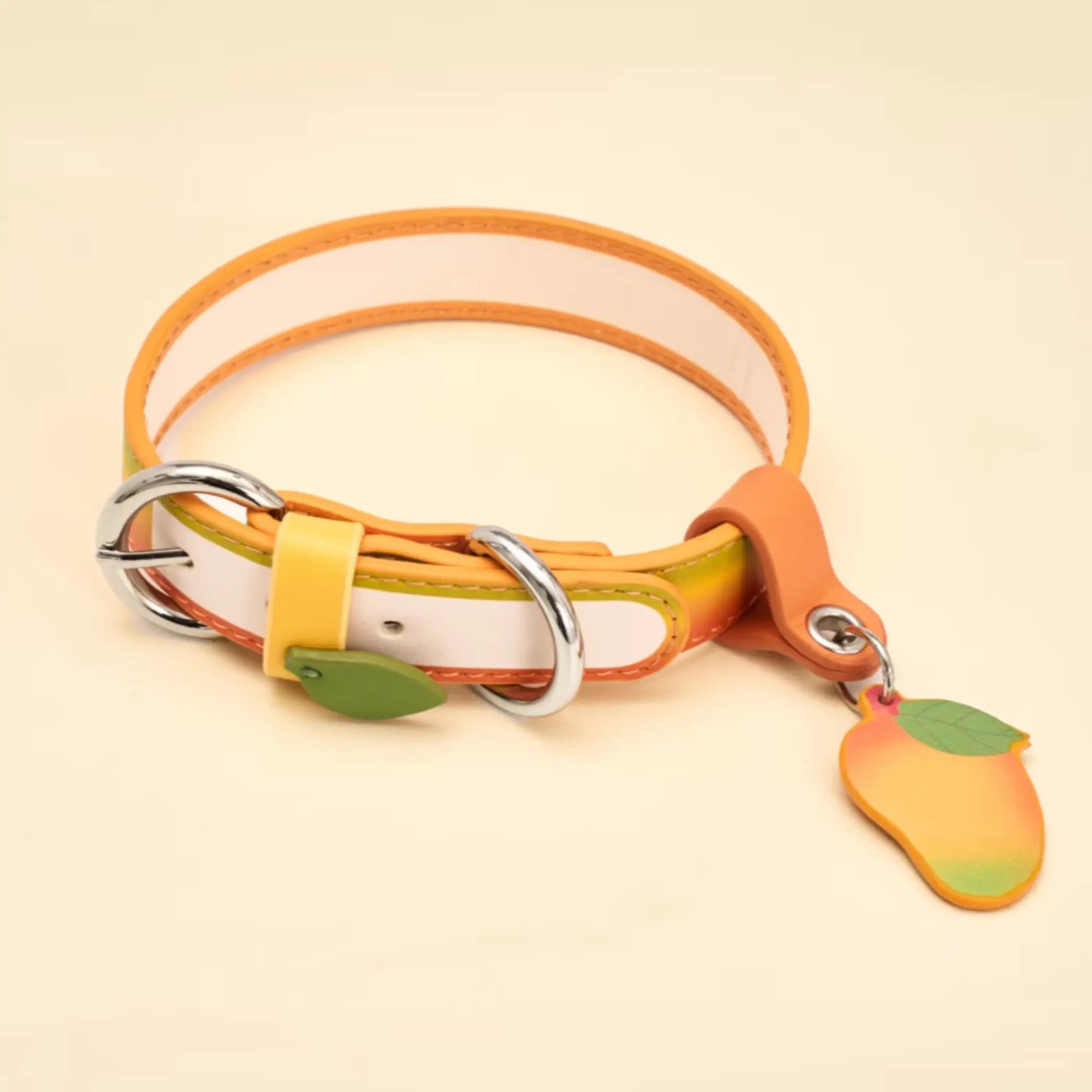 "Fruit Fiesta" Leather Pet Collar