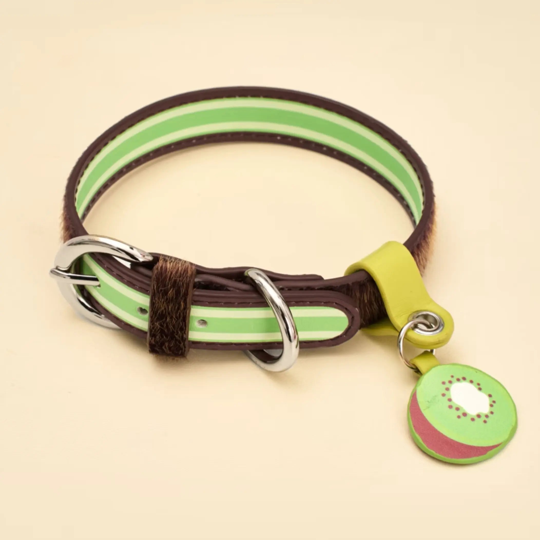 "Fruit Fiesta" Leather Pet Collar