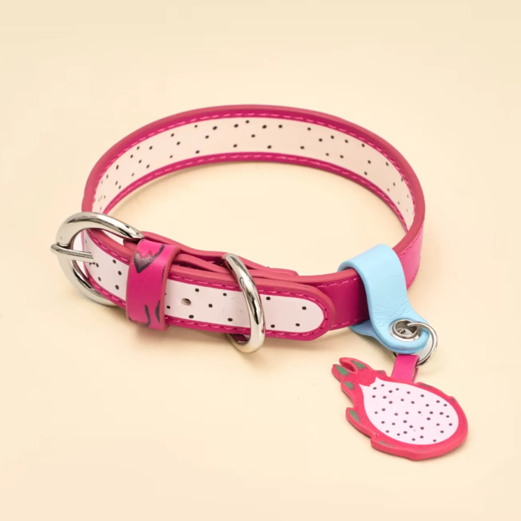 "Fruit Fiesta" Leather Pet Collar