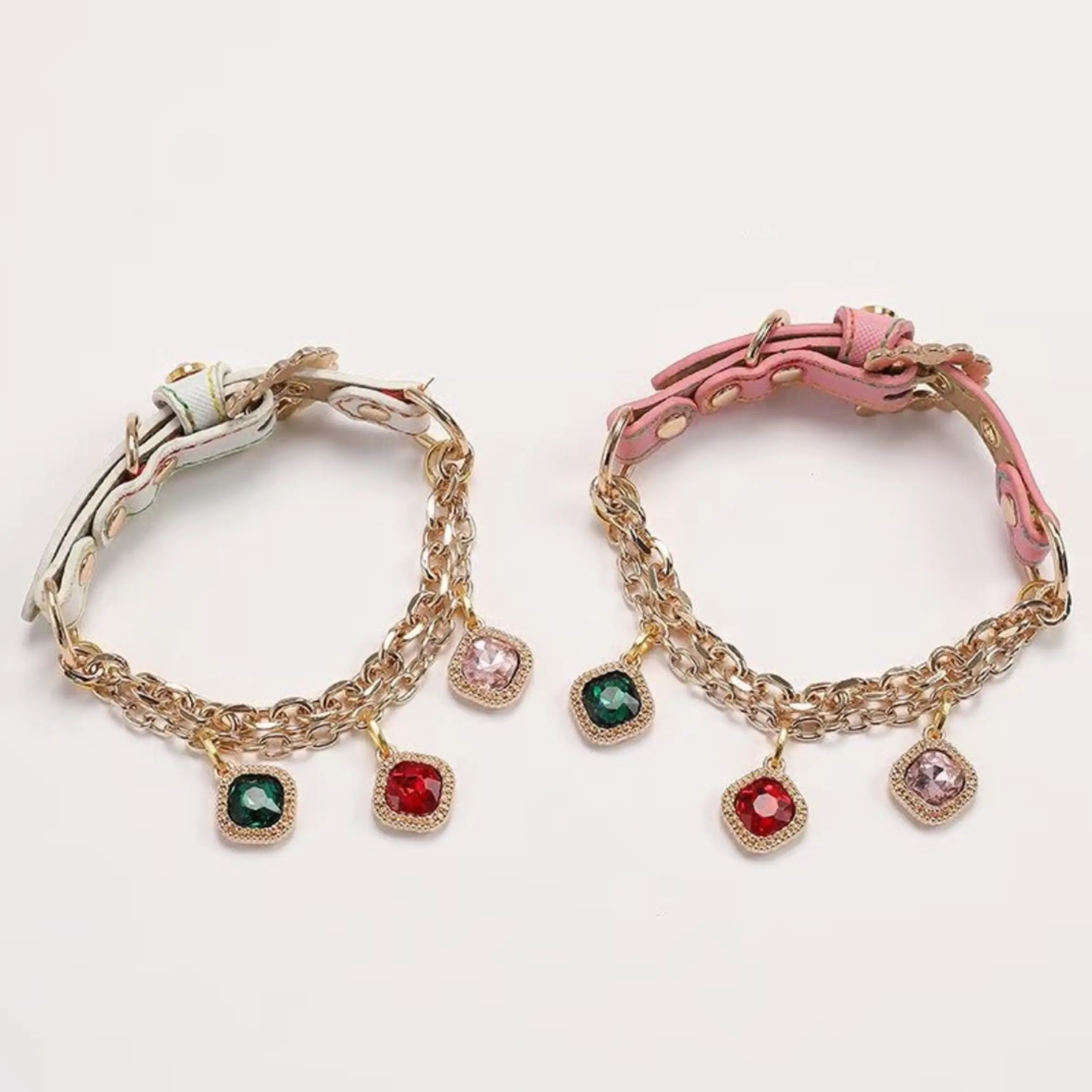 "Royal Gala" Jeweled Collar & Leash Set