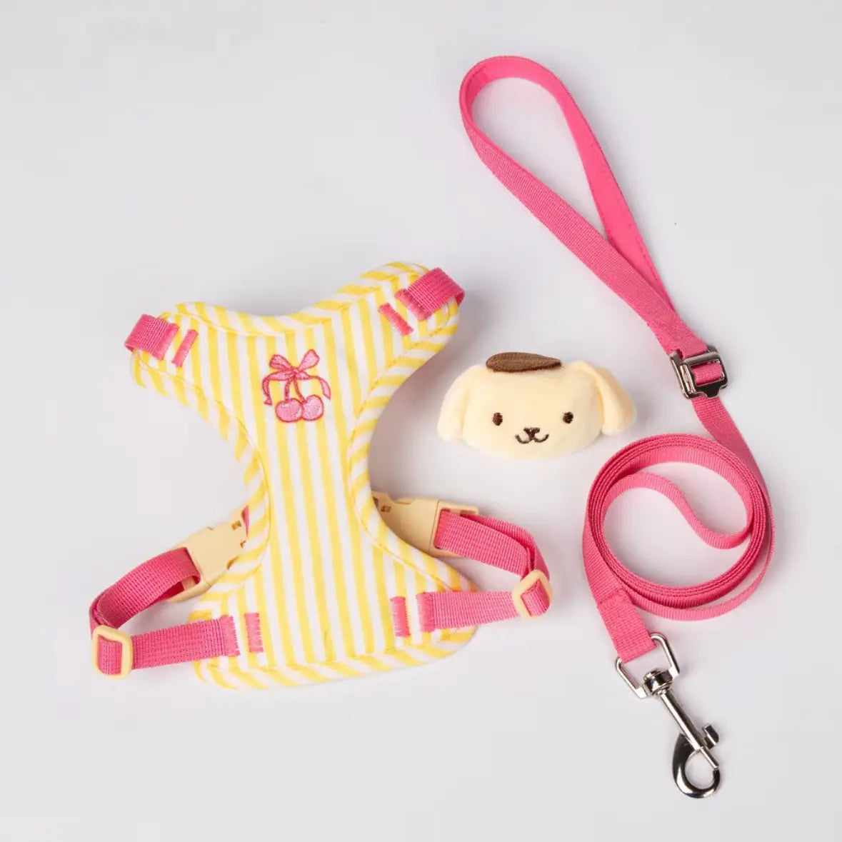 Sweet Stripe Breathable Mesh Dog Harness & Leash Set(4 Colors)
