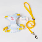 Sweet Stripe Breathable Mesh Dog Harness & Leash Set(4 Colors)