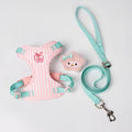 Sweet Stripe Breathable Mesh Dog Harness & Leash Set(4 Colors)