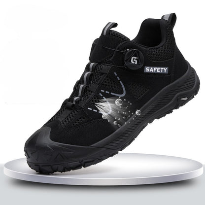 Slip Resistant Dial Lacing Steel Toe Work Shoes(3 styles)|Smilyra 3.0