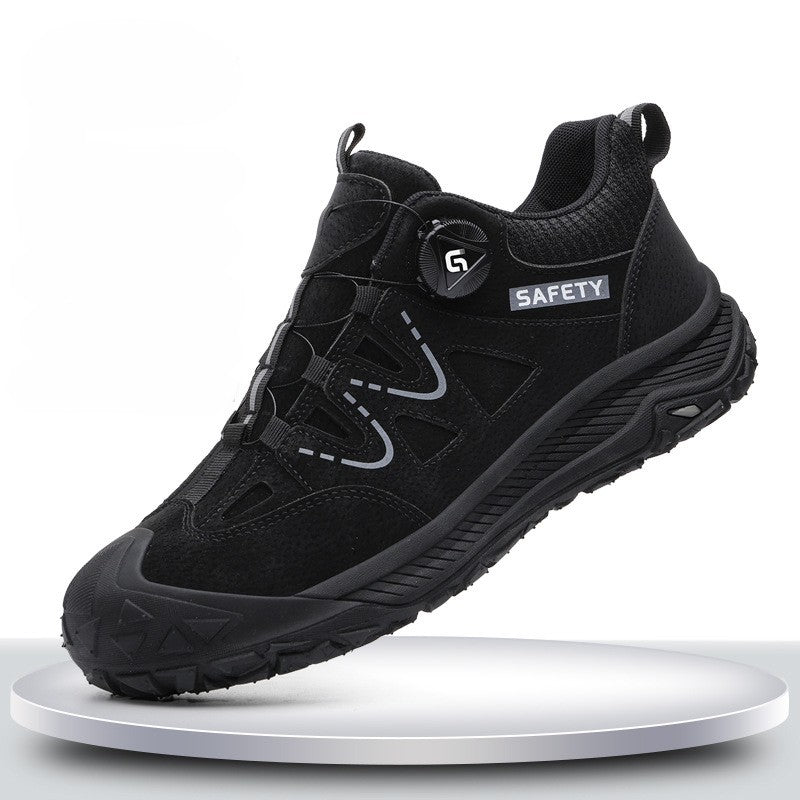 Slip Resistant Dial Lacing Steel Toe Work Shoes(3 styles)|Smilyra 3.0