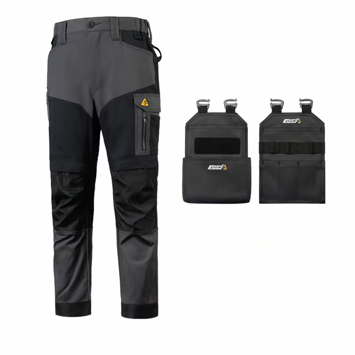 Men's Stretch Ripstop Work Pants with Tool Pockets|Smilyra 3.0