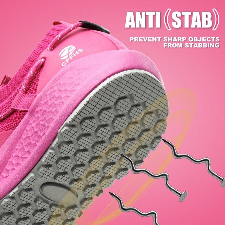 Women's Slip-On Knit Safety Work Shoes(3 Colors)