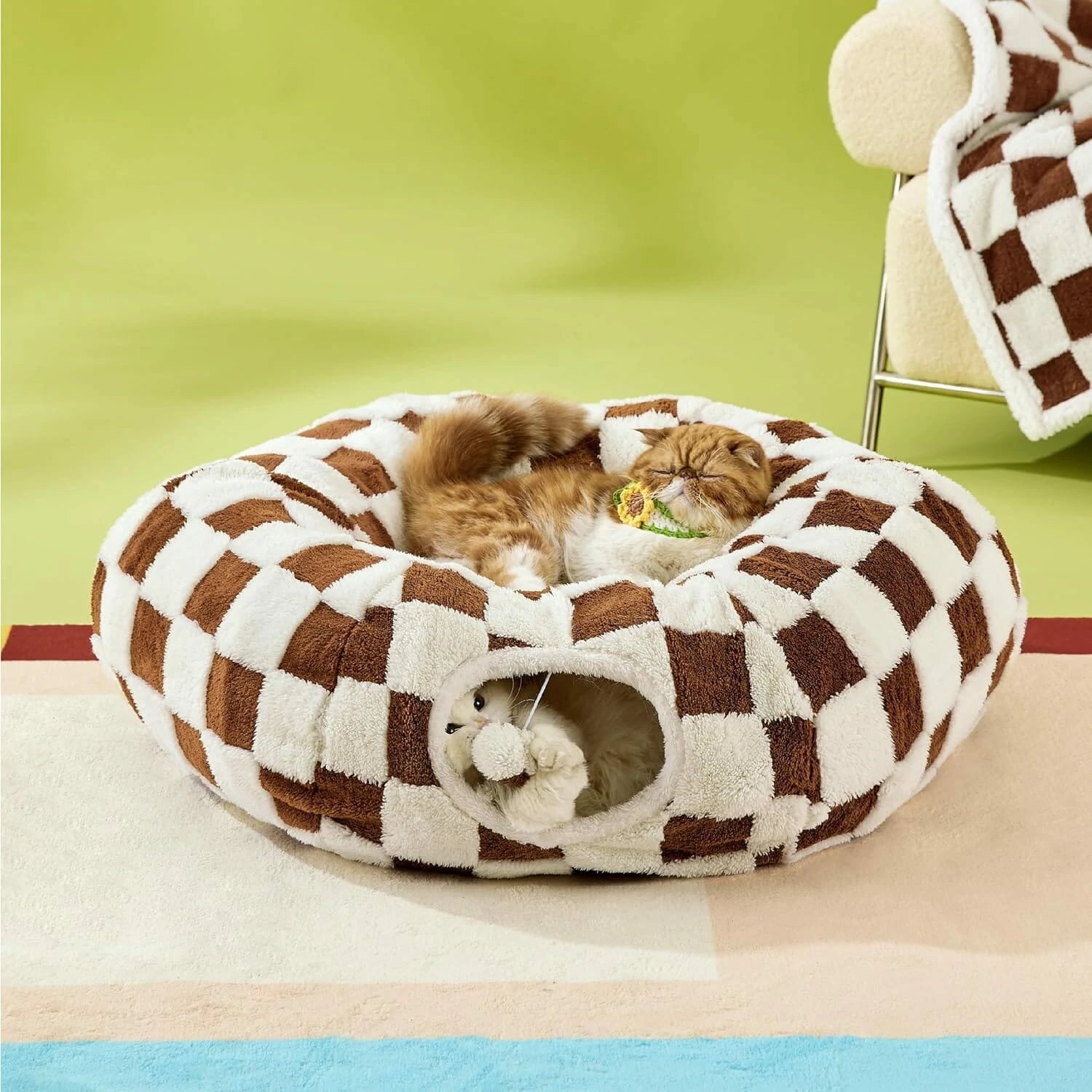 2-In-1 Play & Nap Tunnel Bed for Cats