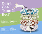 2-In-1 Play & Nap Tunnel Bed for Cats