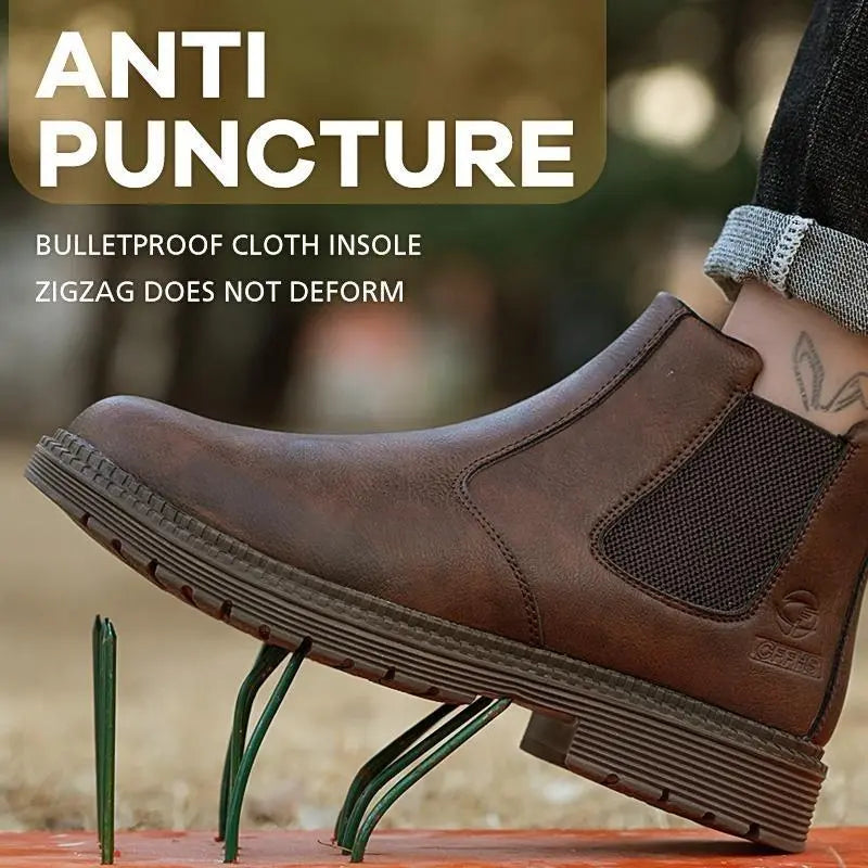 Women’s Steel Toe Chelsea Safety Boots(2 Colors)-New Arrival Sale