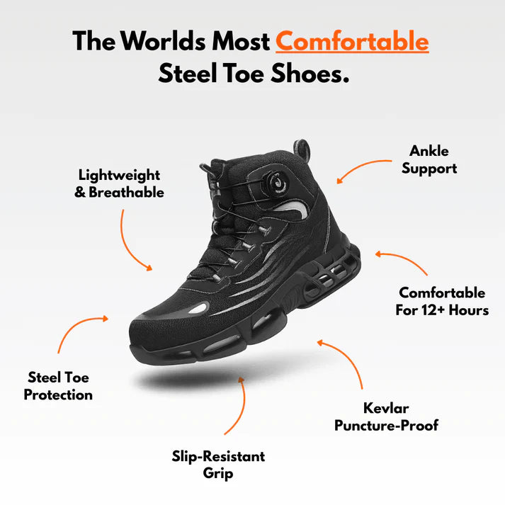 Men's Steel Toe Work Shoes | SMILYRA Pro 2.0