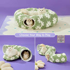 2-In-1 Play & Nap Tunnel Bed for Cats