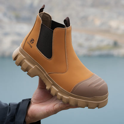 Women’s Steel Toe Chelsea Safety Boots(2 Colors)