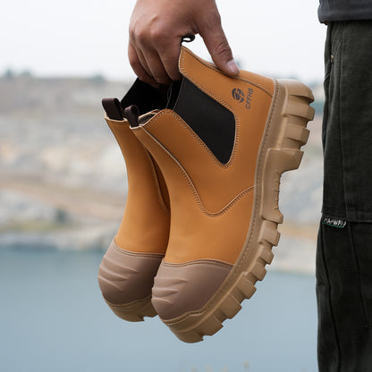 Women’s Steel Toe Chelsea Safety Boots(2 Colors)