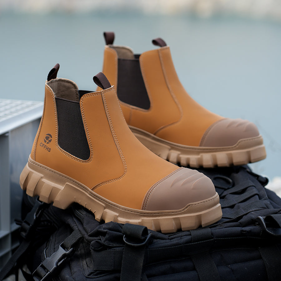 Women’s Steel Toe Chelsea Safety Boots(2 Colors)