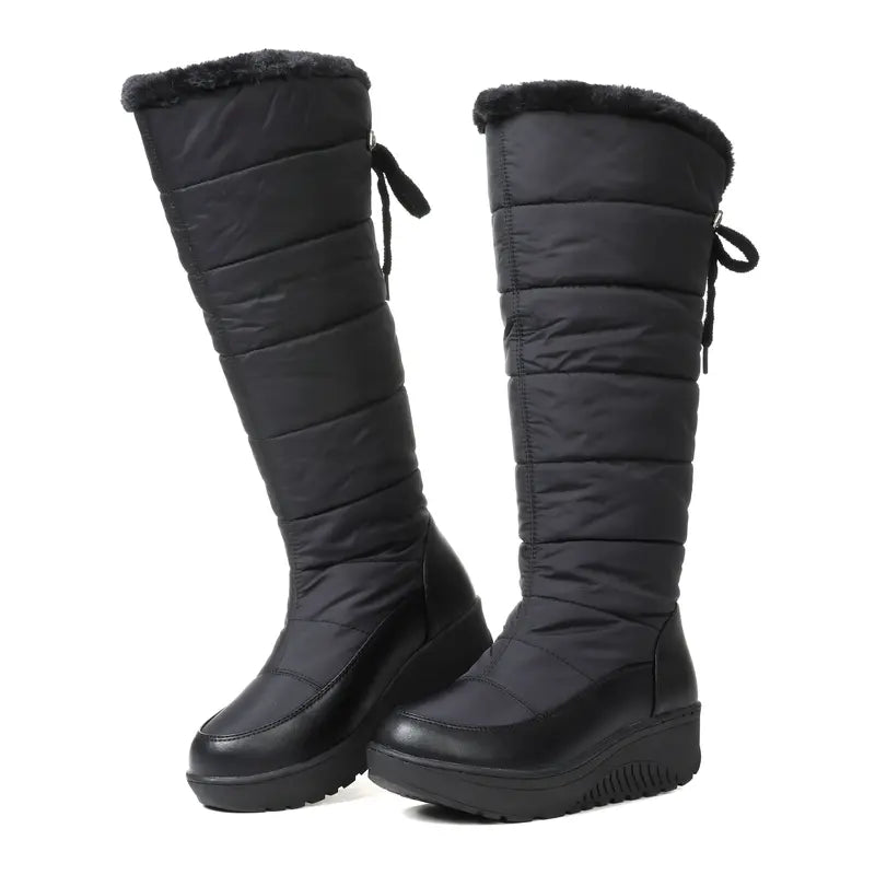 Women’s Cozy High-Top Platform Winter Boots