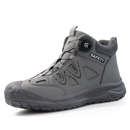 Slip Resistant Dial Lacing Steel Toe Work Shoes(3 styles)|Smilyra 3.0