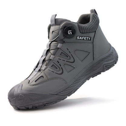 Slip Resistant Dial Lacing Steel Toe Work Shoes(3 styles)|Smilyra 3.0