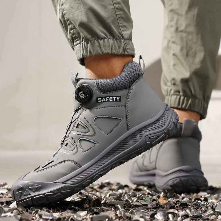 Slip Resistant Dial Lacing Steel Toe Work Shoes(3 styles)|Smilyra 3.0