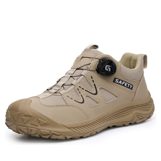 Slip Resistant Dial Lacing Steel Toe Work Shoes(3 styles)|Smilyra 3.0