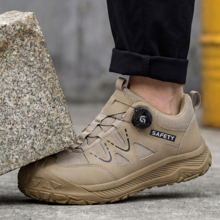 Slip Resistant Dial Lacing Steel Toe Work Shoes(3 styles)|Smilyra 3.0