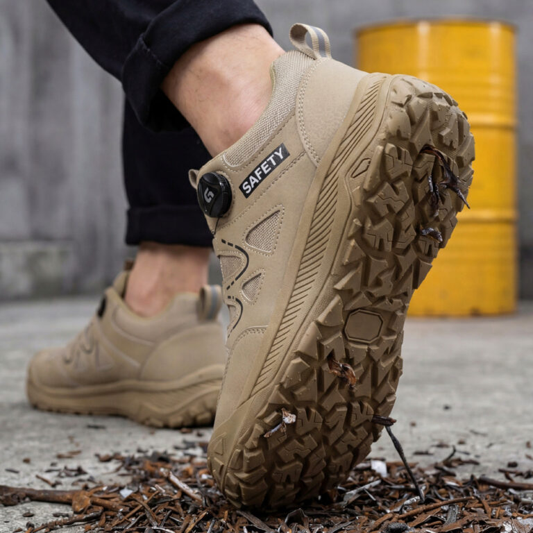 Slip Resistant Dial Lacing Steel Toe Work Shoes(3 styles)|Smilyra 3.0