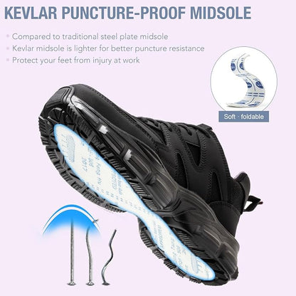 Women's Steel Toe Lightweight Safety Shoes(2 Colors)