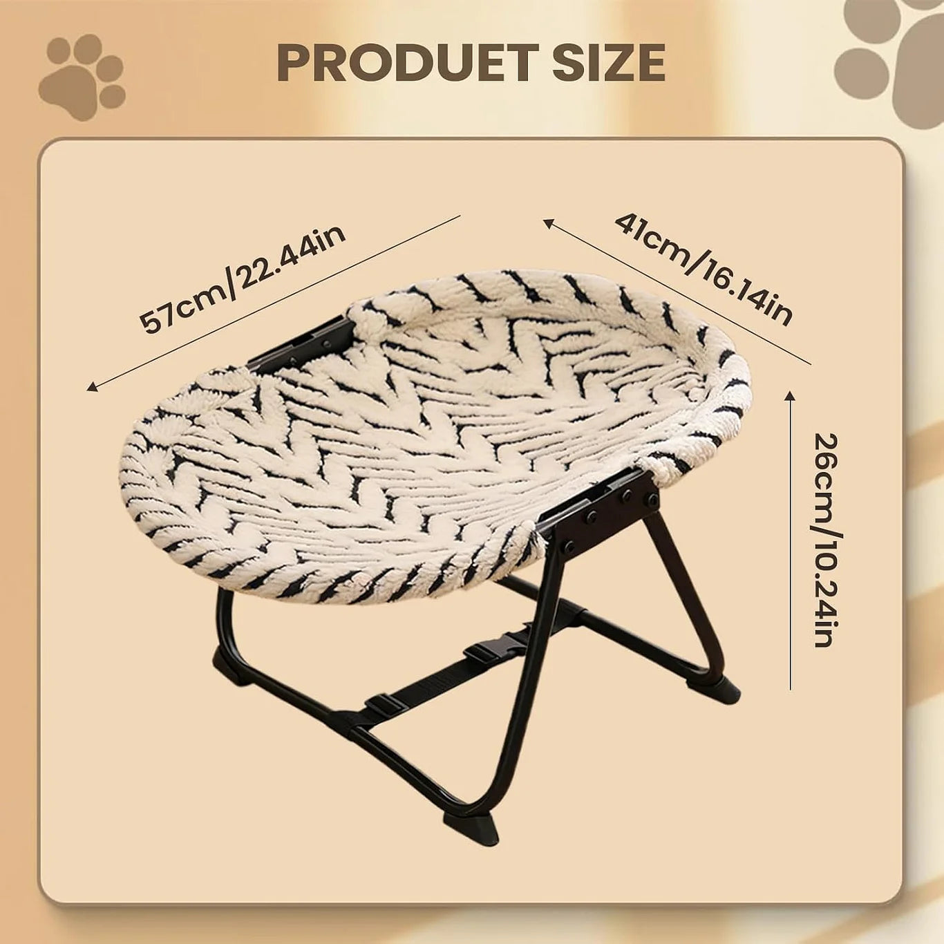 All-Season Portable Elevated Breathable Pet Bed