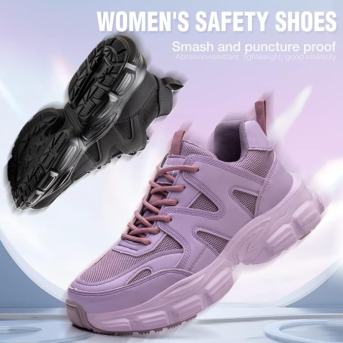 Women's Steel Toe Lightweight Safety Shoes(2 Colors)