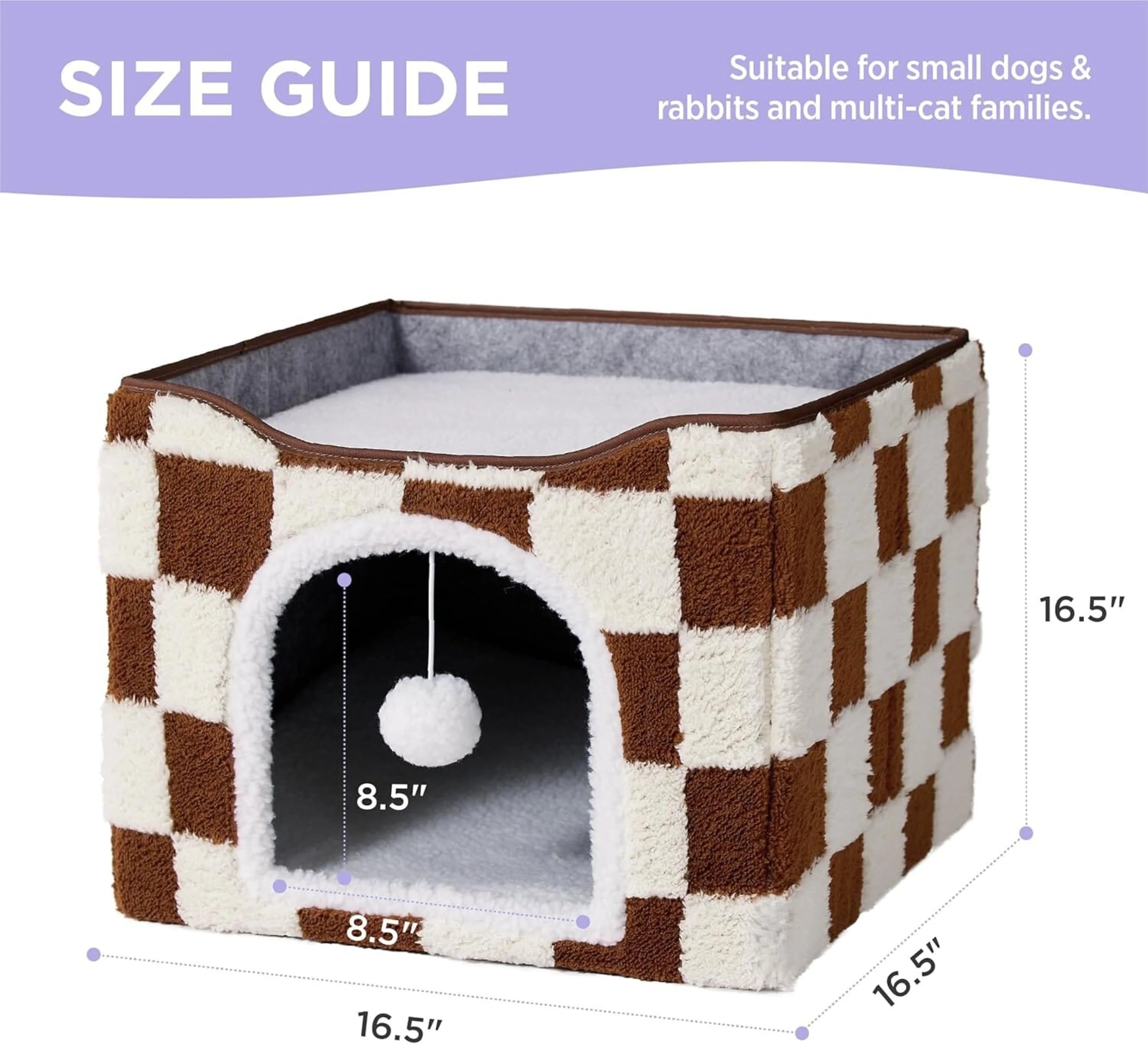 2-in-1 Luxury Cat Cube & Scratching Sanctuary