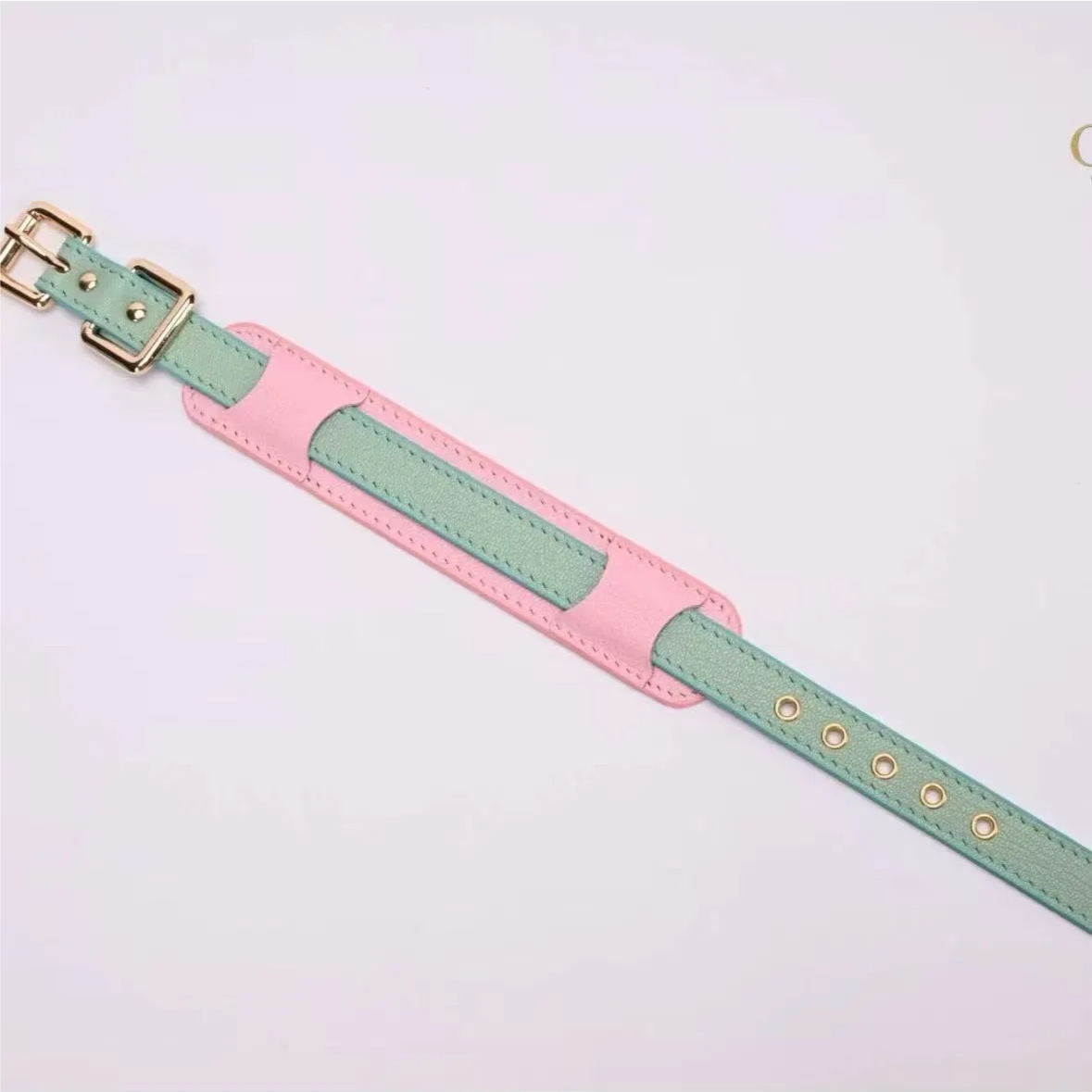 French Goatskin Cherry Pet Collar